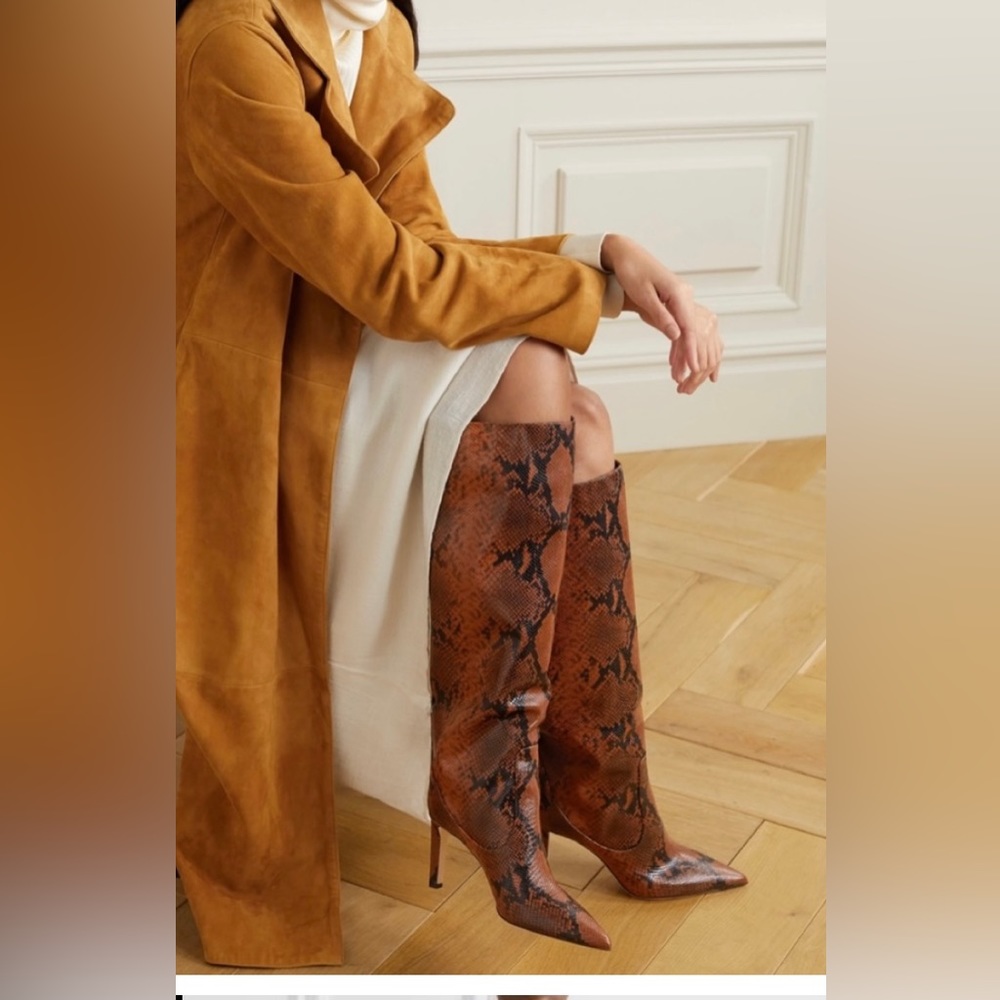 Jimmy Choo Brelan Stiletto Boots, Size 38/8 US